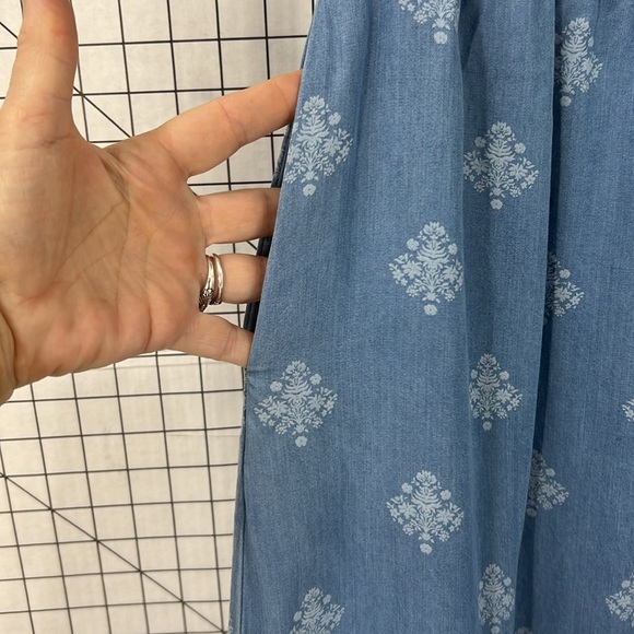 Sonoma Goods For Life x Lauren Lane Pull-On Tiered Skirt L - Picture 4 of 8